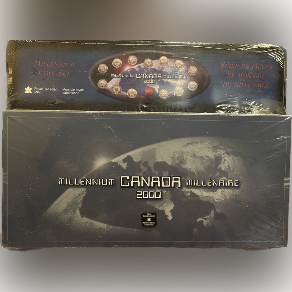 2000 Millennium Commemorative 25-Cent Coin Set - SEALED (contains 13 quarters)